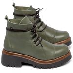 Laranja_Lima_Shoes_Sapatos_Femininos_Bota___Cano_Curto_Salto_de_4_cm_em_Couro_Musgo_-_Codigo_-_153030_1