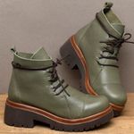 Laranja_Lima_Shoes_Sapatos_Femininos_Bota___Cano_Curto_Salto_de_4_cm_em_Couro_Musgo_-_Codigo_-_153030_3