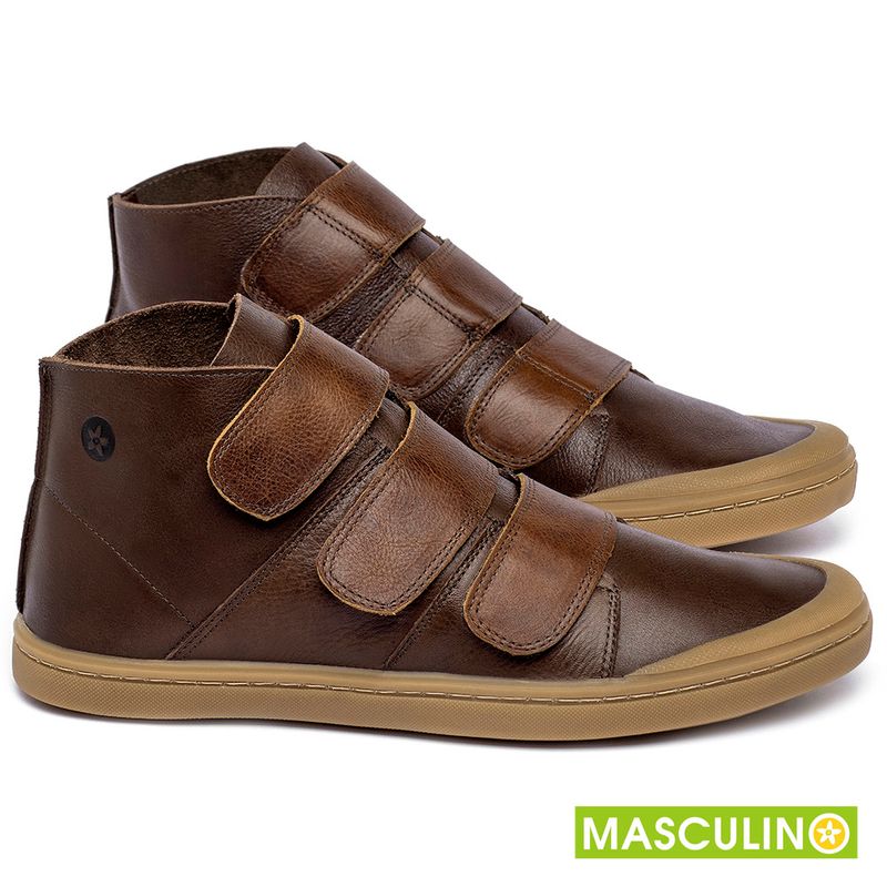 Laranja_Lima_Shoes_Sapatos_Masculinos_Tenis_Masculino___Cano_Alto_em_Couro_Marrom_-_Codigo_-_141090_1