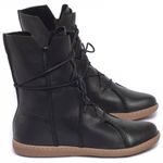 Laranja_Lima_Shoes_Sapatos_Femininos_Flat___Boot_em_Couro_Preto_-_Codigo_-_137324_1