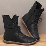 Laranja_Lima_Shoes_Sapatos_Femininos_Flat___Boot_em_Couro_Preto_-_Codigo_-_137324_3
