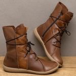 Laranja_Lima_Shoes_Sapatos_Femininos_Flat___Boot_em_Couro_Marrom_-_Codigo_-_137324_3