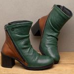 Laranja_Lima_Shoes_Sapatos_Femininos_Bota___Cano_Medio_Salto_de_5_cm_em_Couro_Bicolor_-_Codigo_-_141244_3