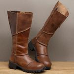 Laranja_Lima_Shoes_Sapatos_Femininos_Bota___Cano_Longo_Salto_de_4_cm_em_Couro_Marrom_-_Codigo_-_137252_3