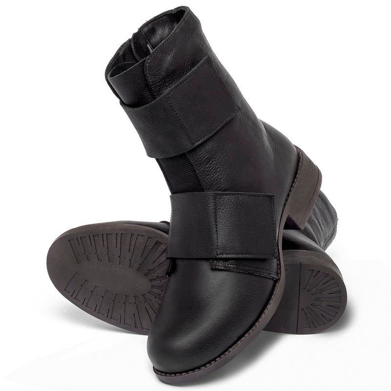 Laranja_Lima_Shoes_Sapatos_Femininos_Bota___Cano_Medio_Salto_de_3_cm_em_Couro_Preto_-_Codigo_-_141338_2