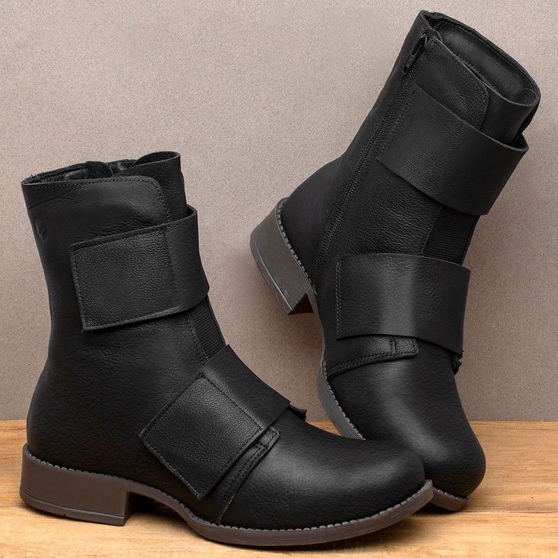 Laranja_Lima_Shoes_Sapatos_Femininos_Bota___Cano_Medio_Salto_de_3_cm_em_Couro_Preto_-_Codigo_-_141338_3