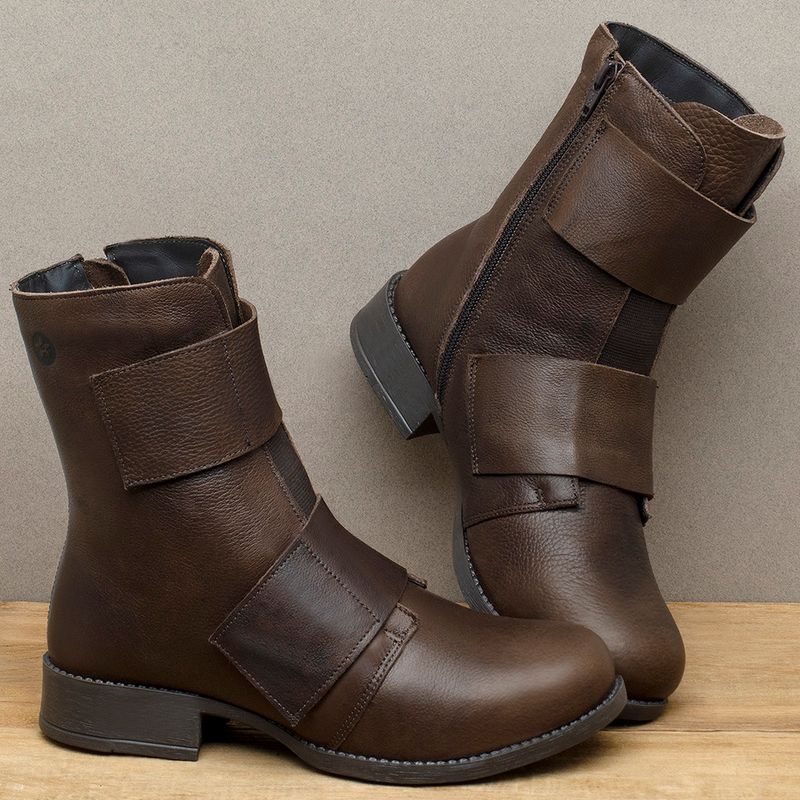 Laranja_Lima_Shoes_Sapatos_Femininos_Bota___Cano_Medio_Salto_de_3_cm_em_Couro_Cafe_-_Codigo_-_141338_3