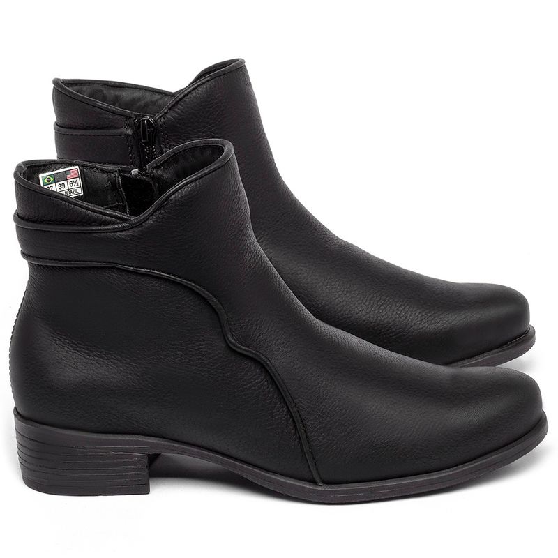 Laranja_Lima_Shoes_Sapatos_Femininos_Bota___Cano_Curto_Salto_de_3_cm_em_Couro_Preto_-_Codigo_-_139083_1
