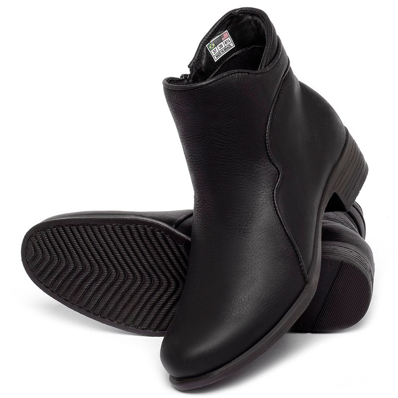 Laranja_Lima_Shoes_Sapatos_Femininos_Bota___Cano_Curto_Salto_de_3_cm_em_Couro_Preto_-_Codigo_-_139083_2